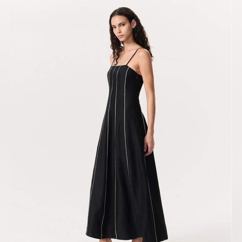 Rag & Bone Kennedy bead-striped maxi a-line dress - Picture 3 of 3